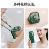 Neck-Hanging Foldable Plastic Mini Fan Handheld USB Power Bank Brushless Motor Household Desktop Lazy-Style