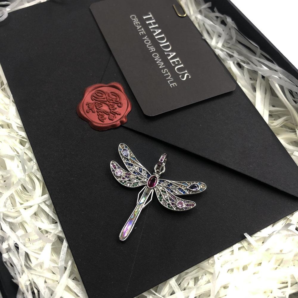 Pendant Dragonfly Butterfly Hummingbird Wings Heart Snake Tree Tooth Bus Knot Snow Spring New Jewelry Bohemia Gift For Women Men