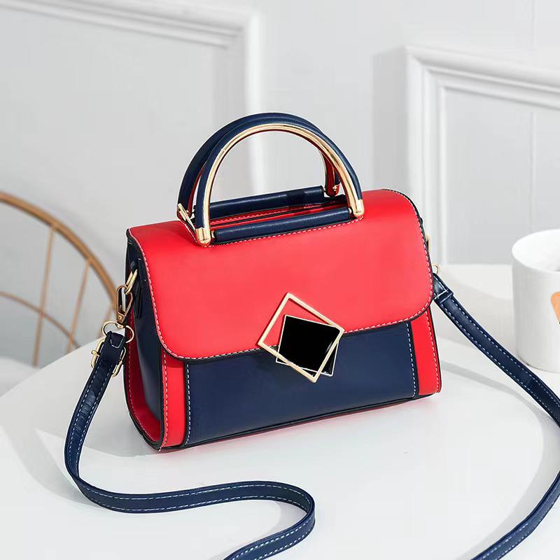 

Versatile Summer 2025 Women s Fashion Handbag - New Style Ladies Shoulder & Crossbody Bag червоний/королівський синій колір