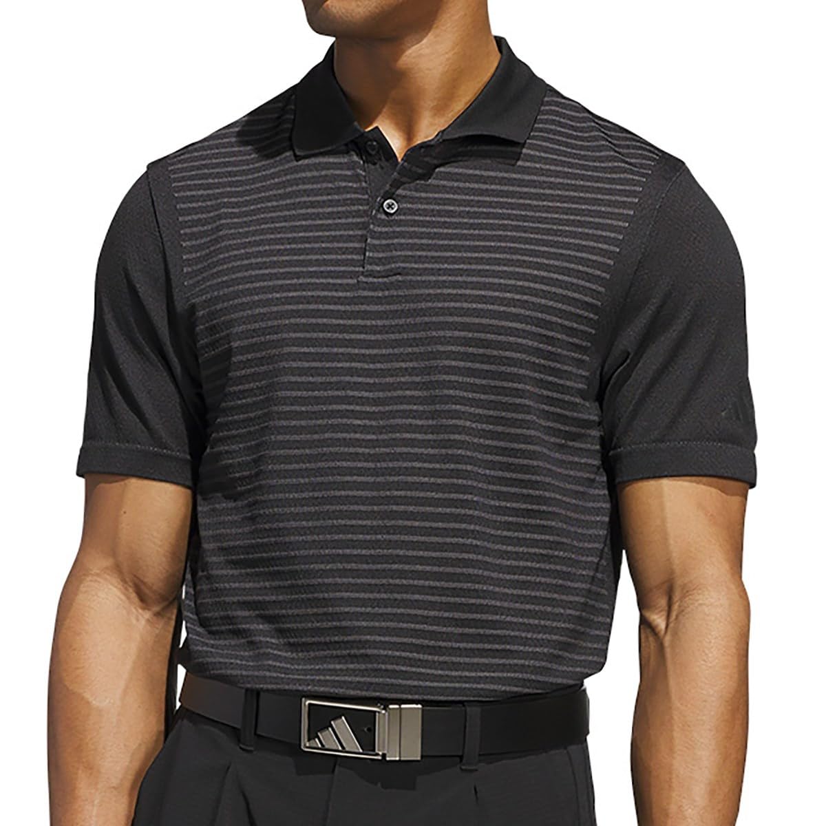 

Мужская футболка поло Adidas Golf Adizero Side Seamless с коротким рукавом, черная чёрный