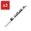 Sakura My Name White Water-Based Marker, Fine Tip