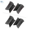Microfiber Leather Handle Cover For VW Tiguan 2017 2018 - 2022 2pcs Hand Sewing Car Door Armrest Panel Handle Pull Cover