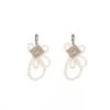 Light Luxury High-End Pearl Earrings, Flower Water Droplets, Niche Retro Earrings, Light Luxury High-End Earrings, Women