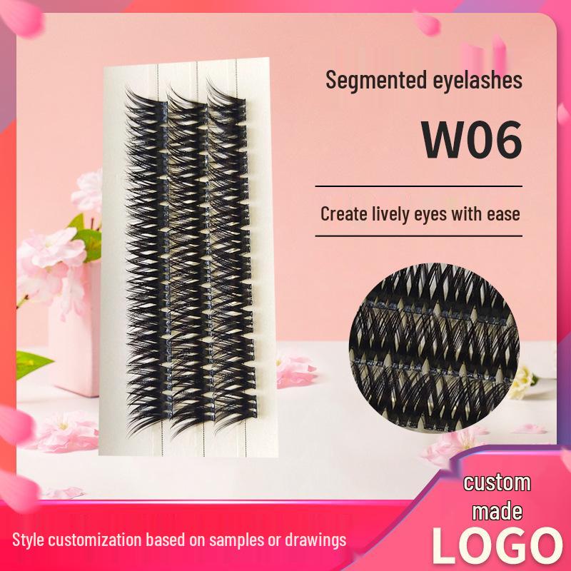 

Lazy Three-Step Natural Cluster Eyelashes D Curl