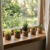 Fake Simulation Potted Plants Mini Doll House Decoration Artificial Plants  Tabletop Decor