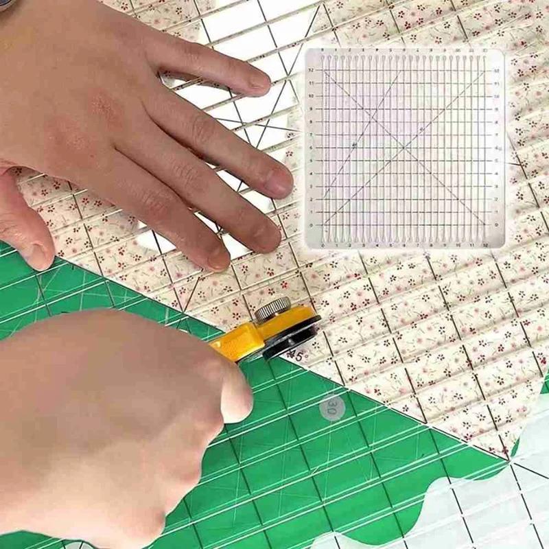 Sewing Supplies Sewing Ruler Template DIY Craft T-Shirts Ruler Patchwork 5-In-1 Quilt Cutting Ruler