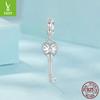 Personalized Fashion Love Key Diy Pendant Accessories, Lucky Charm S925 Silver Bracelet Beaded