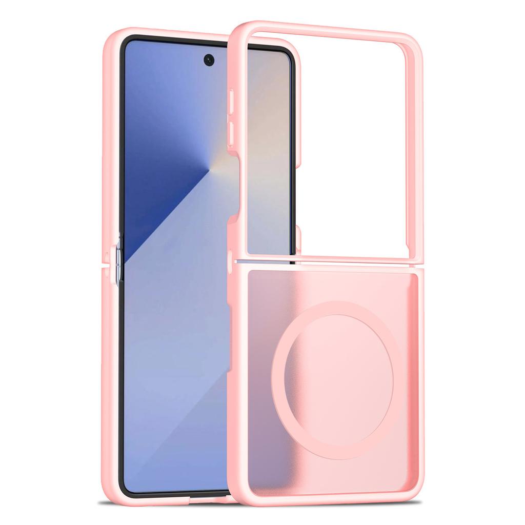 Applicable To Samsung ZFlip8 Up and Down Folding Magnetic Mobile Phone Case Matte Anti-drop zFold8ultra Folding