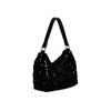 Spring New Sequined Design Women's Underarm Bag Temperament Soft Handle Sparkly Banquet Bag Classic Zip Up Lady Shoulder Bag