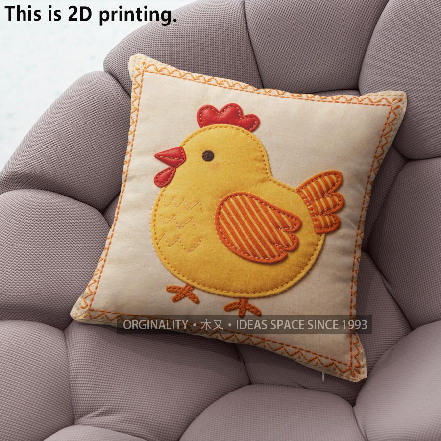 Cute Farm Chicken Throw Pillow Covers Home Decor Pattern Cushion Cover Suitable For Sofa Bedroom Car Pillow Cover
