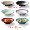 Big Melamine Tableware Not Easily Broken Plastic Bowl Malatang Special Commercial Large Plastic Soup Ramen Salad Noodle Bowl