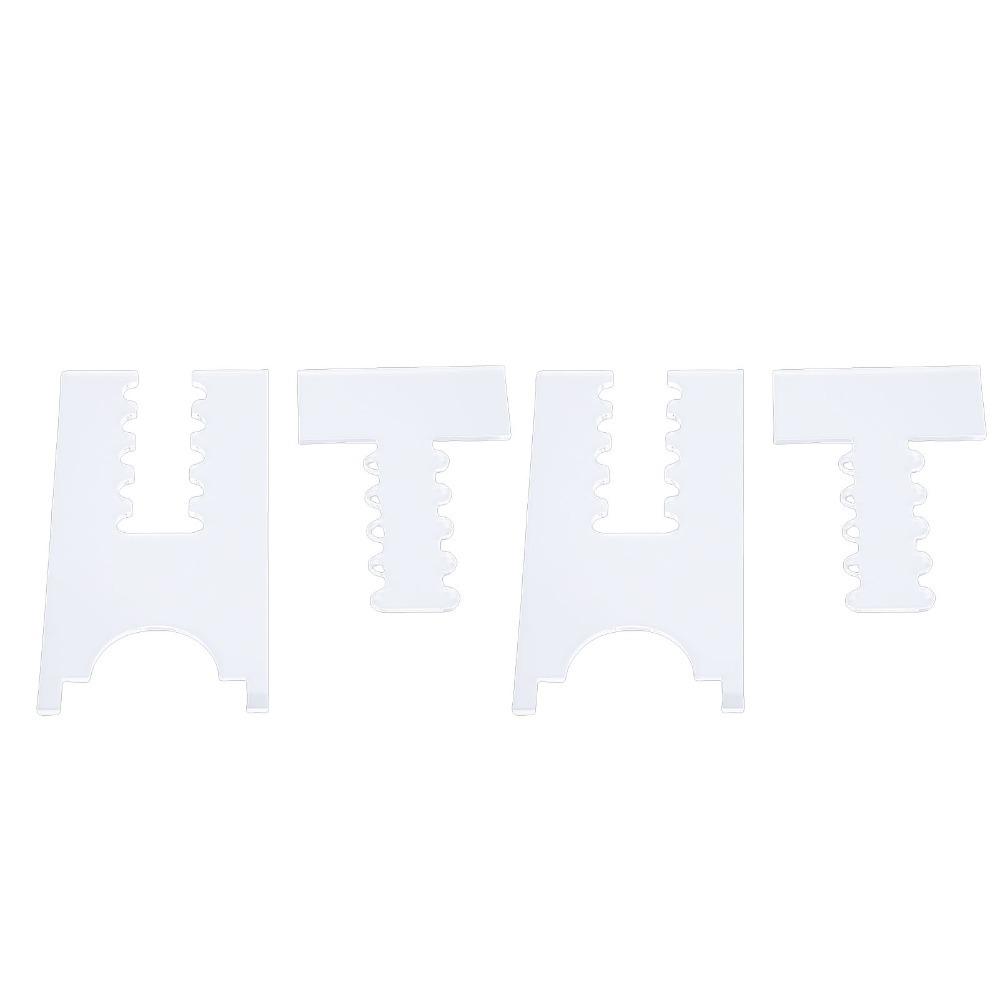 2 Pack 10x17cm Couch Wall Spacer Acrylic Adjustable Couch Spacer Furniture Wall Protector  For Bed