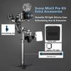 FeiyuTech SCORP Mini 3 Pro Combo Camera Gimbal AI Tracking Detachable Bluetooth Remote 2KG Payload OLED Display Vertical Shooting Stabilizer