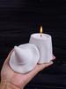 DIY Ghost Candle Jar Silicone Mold Halloween Creative Storage Jar Concrete Mould Handmade Gypsum Crafts Casting Molds Home Decor