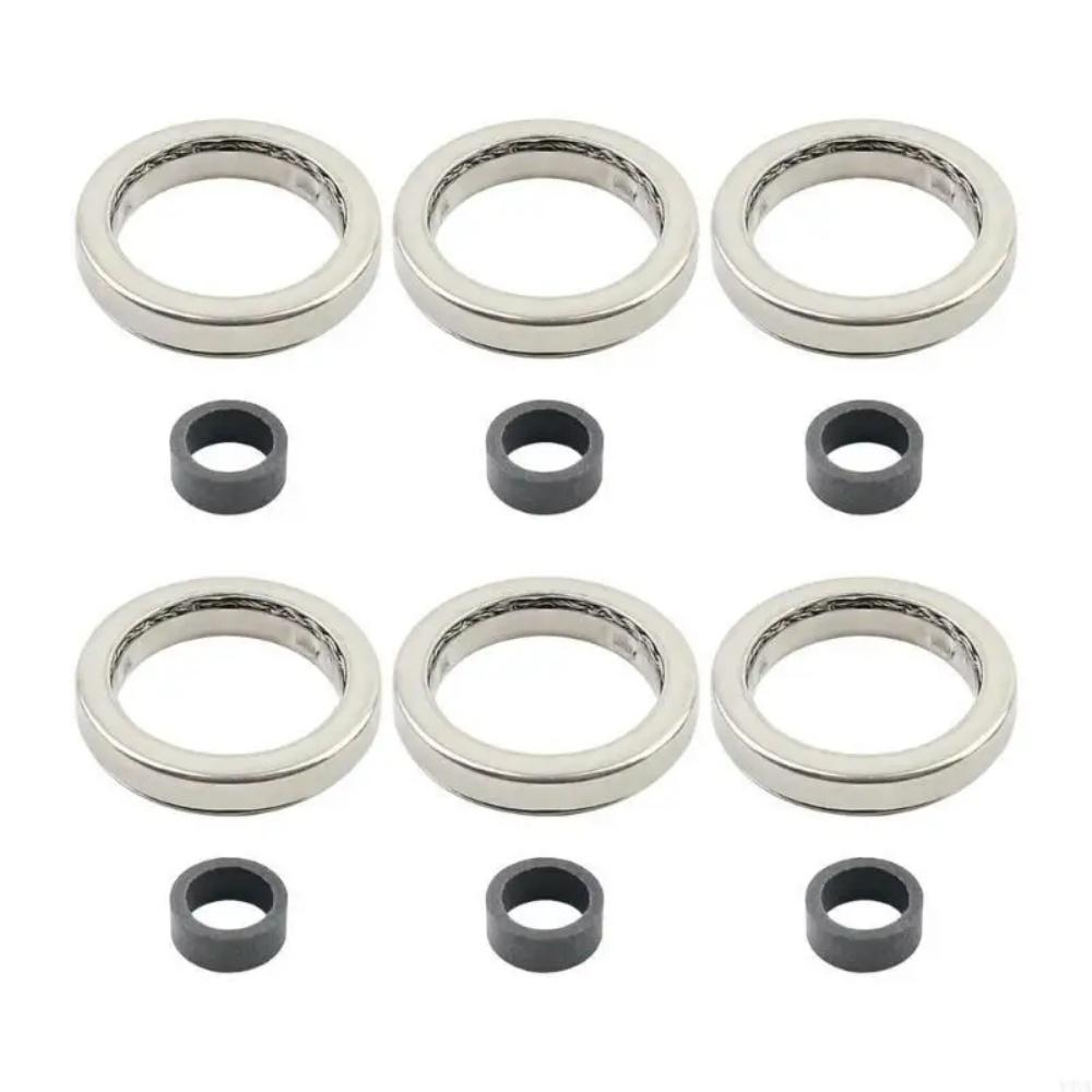 12Pcs Fuel Injector Gasket Ring & Element Kit For BMW 13537591006 13537577649