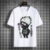 Naruto Casual White Childrens Tshirt Summer New Anime Peripheral Printed Parentchild Outfit Pure Cotton Fashionable Tshirt