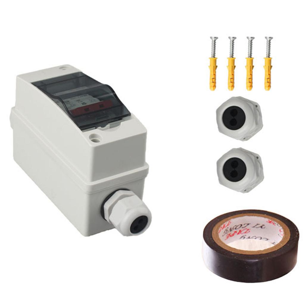 Solar Disconnect Switches with 260mm Cable Photovoltaic Isolator Switches Power Disconnection Switches Simple Operate