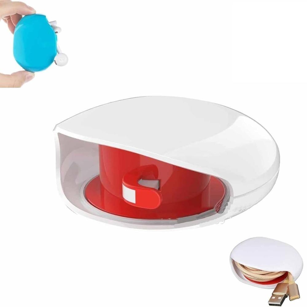 Desktop Organiser Retractable Cord Organizer Earphone Wrap Cable Holder Earphone