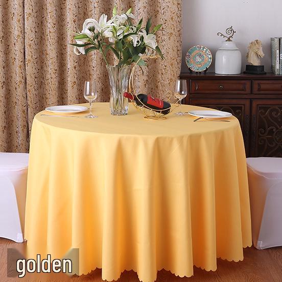 Runde rote Polyester-Tischdecke für Hochzeiten, Essen, Bankette, Hotel- und Restaurantgebrauch