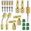 Gold R410 Adapter Kit Split Adapter No Hazards Optimal Performance AD B R Spool Refrigerantion Hose Connector AD D