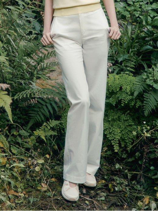 EIDER City Core Women'S Semi-Wide Pants_Off White