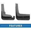 Mud Flap Splash Guard with Mount Accessories Front & Rear Side Mud Guard for Hyundai Elantra 2017-2019 (Set of 4)