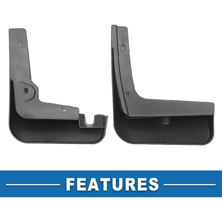 Mud Flap Splash Guard with Mount Accessories Front & Rear Side Mud Guard for Hyundai Elantra 2017-2019 (Set of 4)