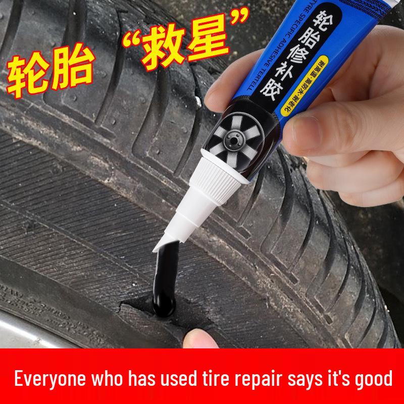 High Viscosity Tire Repair Glue: Durable, Wear-Resistant, for High/Low Temp Cracks & External Damage