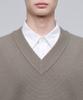 MUSINSA STANDARD Oversized V-Neck Knit Vest [Dusty Beige]