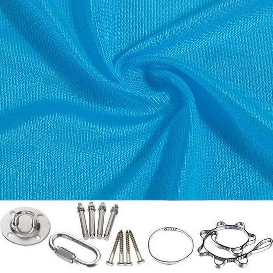 Elastic Sensory Swing: Indoor Hammock for Kids & Adults with Fixed Link Ring, Double Layer.