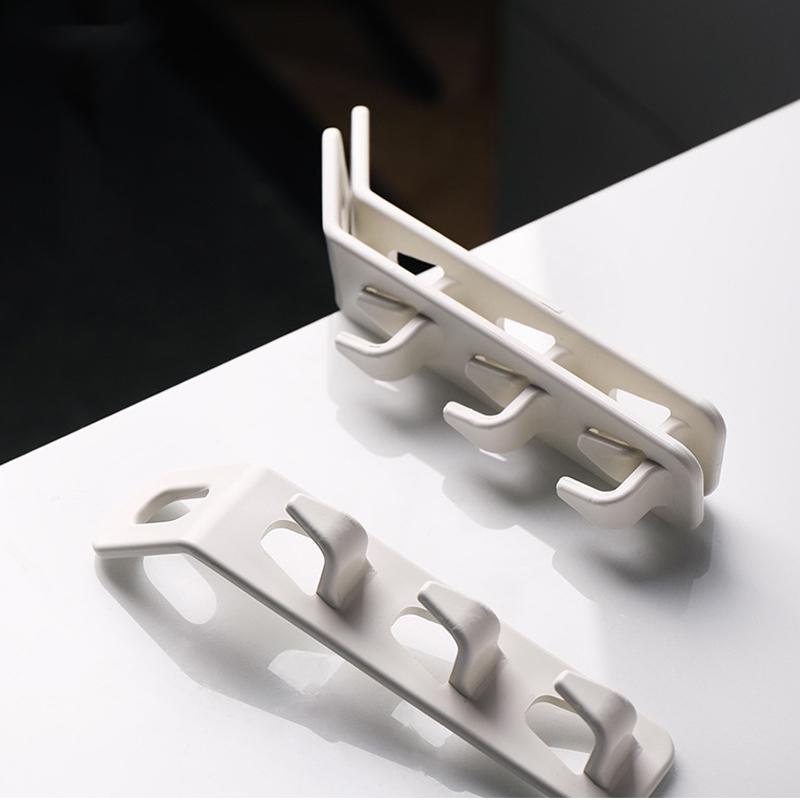 4Pcs Clothes Hanger Connector Wardrobe Organizer Space-Saving Clothes Stacker Clothes Hanger Hooks Bedroom Closet Storage Rack