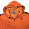 1960s-70s France Vintage adidas VENTEX Tag Pullover Hoodie Men's M Orange(USED)