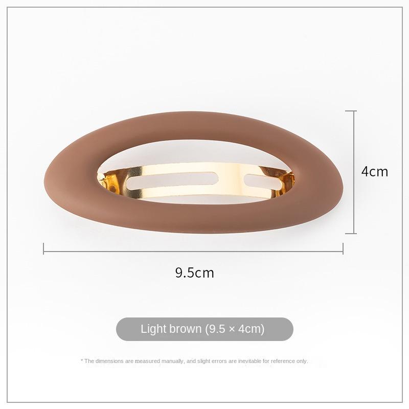 Fashion Matte Snap Hair Clip for Women Hairpin Hairclips Hair Barrette Korean Simple Ponytail Holder Hairgrips Hair Accessories