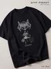 Schwarzes T-Shirt Entfesselt (Anlisht), Metallrückseite rein