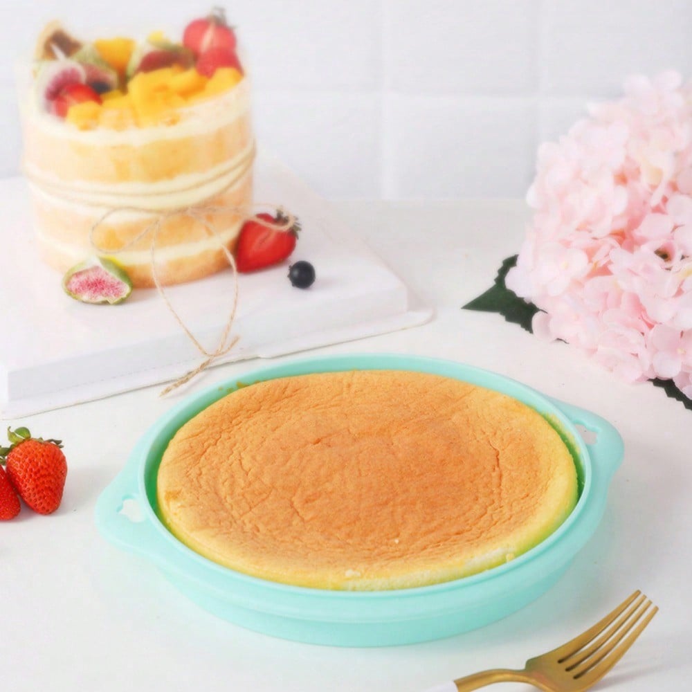 1pc 4 Inch High Quality Silicone Round Cake Mold Food Grade High Temperature Resistant Oven Baking Sandwich Baking Tools