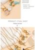 18K Gold Ocean-Style Detachable Pendant Necklace: Turtle, Anchor & Fishbone Design