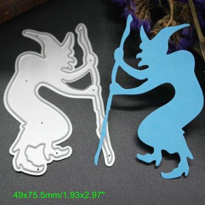 Happy Halloween Wizard Witch Cutting Dies Metal Stencil DIY Scrapbooking Album Paper Card Embossing Craft Decor Art Die Cut