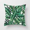Fashion Tropical Plant Polyester Pillow Case Office Fabric Sofa Cushion Cover Home Polyester Pillow Case