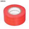 20 Stück Set Elastisches Anti-Aging Gartenband für Rebe Tomate Gurke Pflanze(rot)