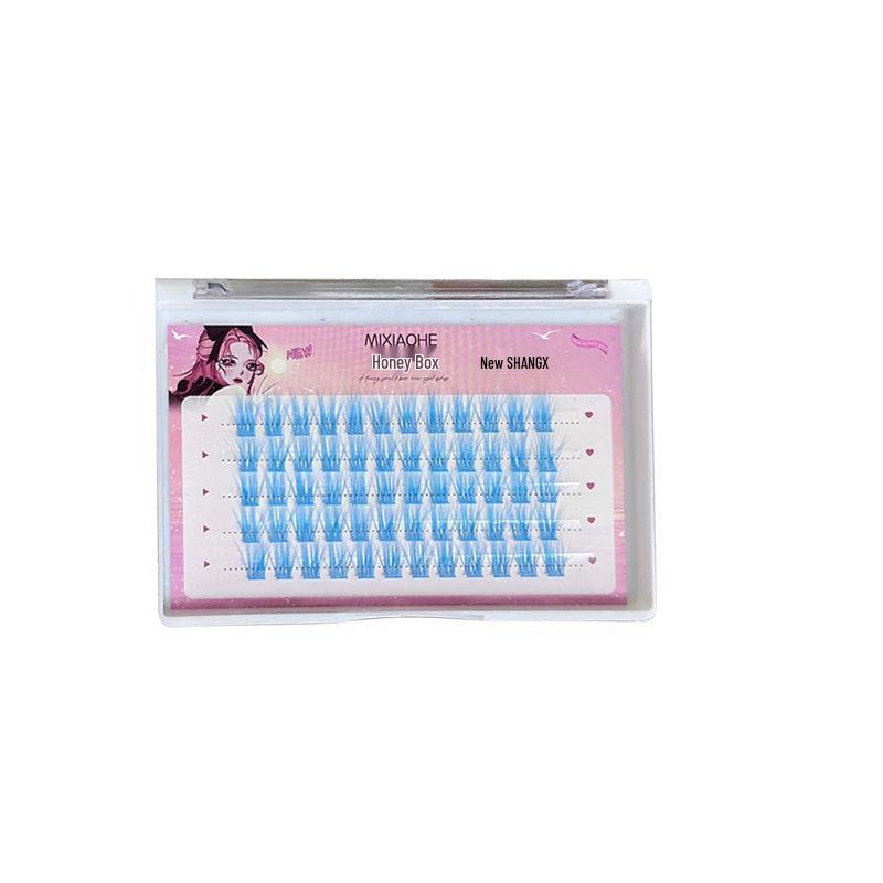 Feather Fan Colored Eyelashes: Gentle 3-Step Cosplay & Daily Wear