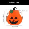 Pumpkin Shape Trick or Treats Bag Halloweens Candy Collector With Soft Handle for Holiday Accessory Storage Pouch