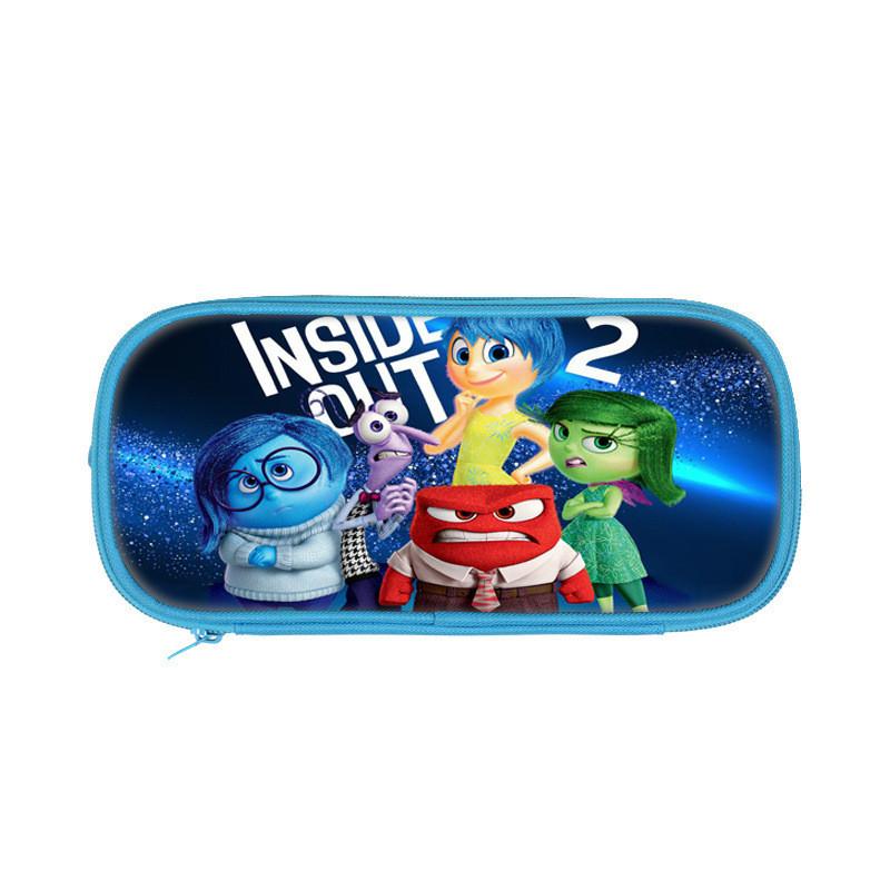 Inside Out Brain Characters Pencil Case With Large Capacity For Students And Office Use