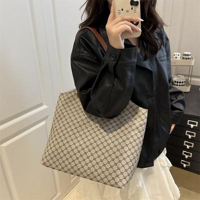 Große Kapazität Tasche Damen Pendler Personalisierte Tragetasche 2025 Neu Schöne Nische Trend Schultertasche Strukturierte Damentasche
