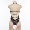 Women Sexy Underwear Set Lace Fishnet Bodysuit Lingerie Floral Perspective Sleepwear Transparent Lingerie Set OnePieces Bra Sets