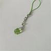 Cute Crystal Clovers Charm Phone Chain Elegant Crystal Four Leaf Clovers Phone Strap Accessory Versatile Phone Lanyard