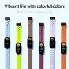 For Xiaomi Bracelet 8 Mi Bracelet 9 Male Female Replacement Sports Magnetic Breathable Folding Buckle Silicone Strap Band