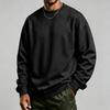 Men's Neck Long Sleeve Sweatshirt Pullover for Casual Everyday Wear
