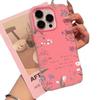 Ins English Wildflower Suitable for Apple 16/17promax Mobile Phone Case iPhone15 Skin Feeling 12 Matte 14 Women 13