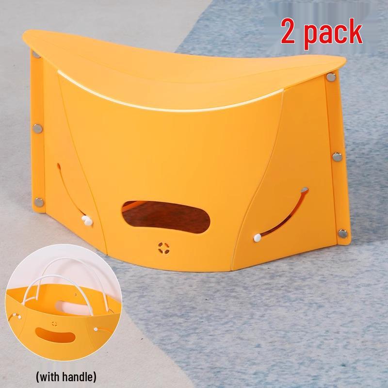 Jin Fu Portable Folding Plastic Stool for Travel and Outdoor Use