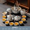 2026 Luxury Blue and White Ru Kiln Kung Fu Tea Set – Premium Ceramic Teapot & Cups for Elegant Home Use